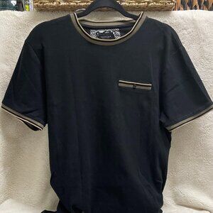 Cactus Man Men's Large black/with trim Shirt, short sleeve, casual style